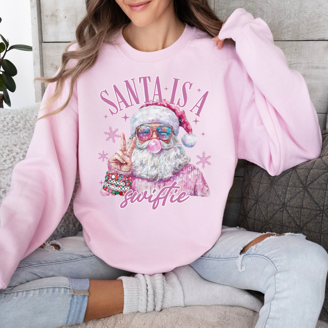 Santa is a swiftie Image Peace Sign | Holiday 2024