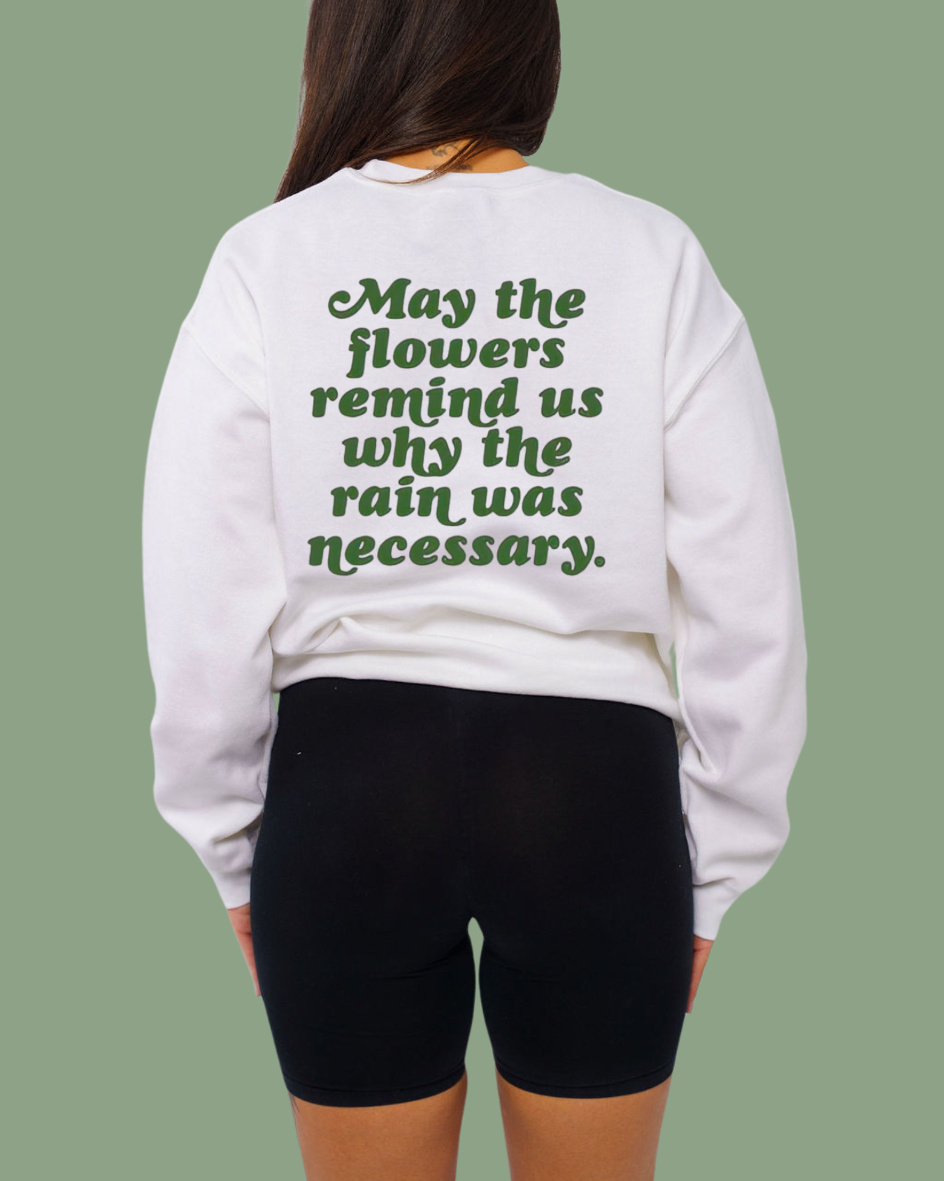 May the flowers remind you why the rain was necessary