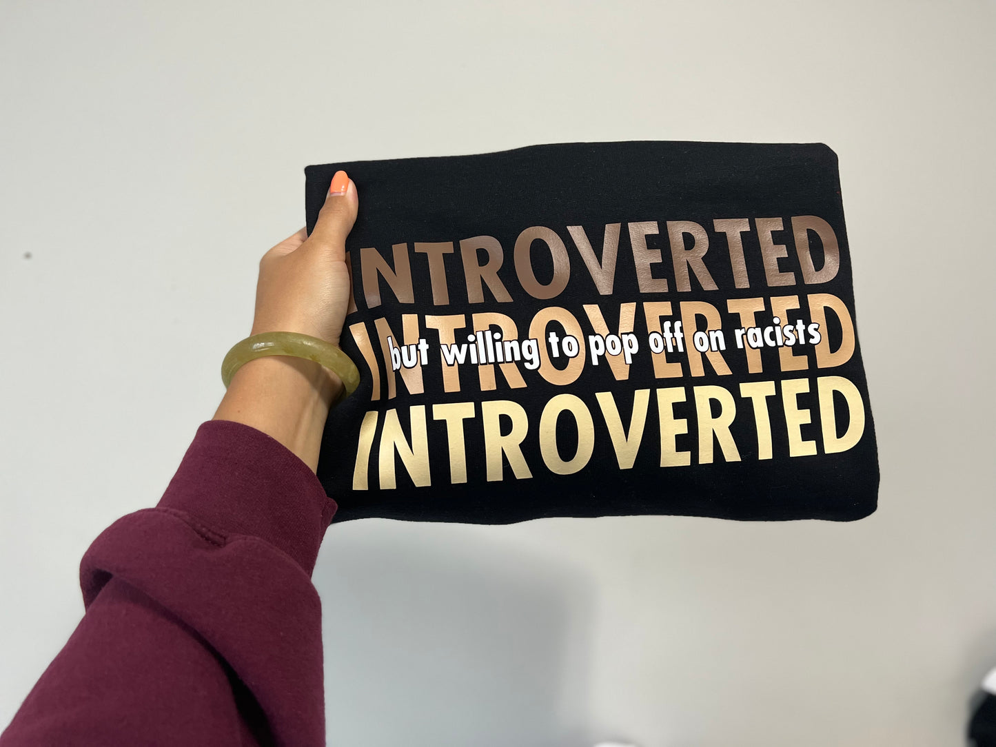 Introverted but willing to pop off on racists