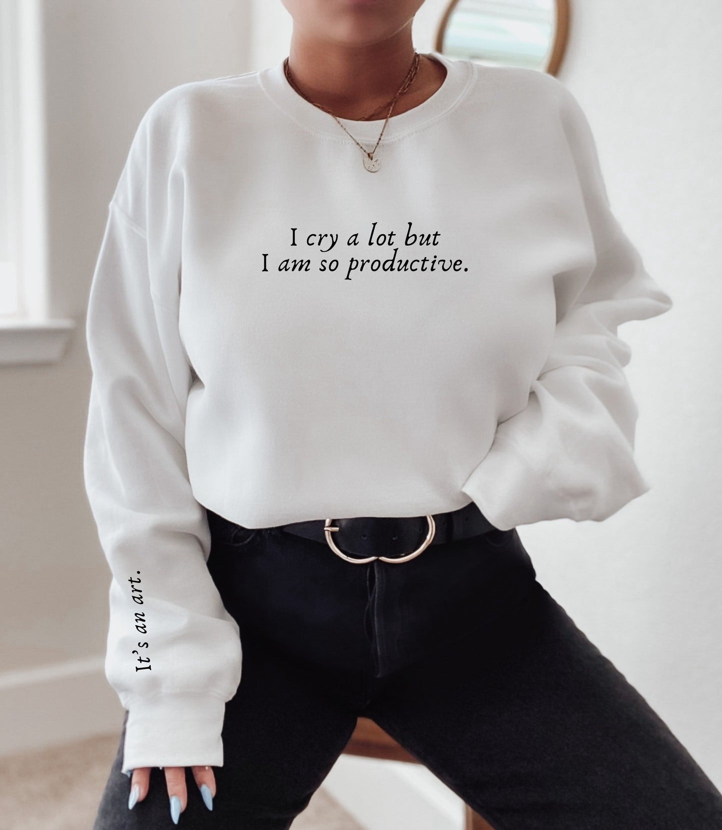 I cry a lot but I am so productive | Taylor Swift