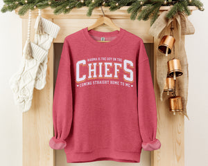 Karma is the guy on the chiefs coming straight home  to me | holiday Taylor swift