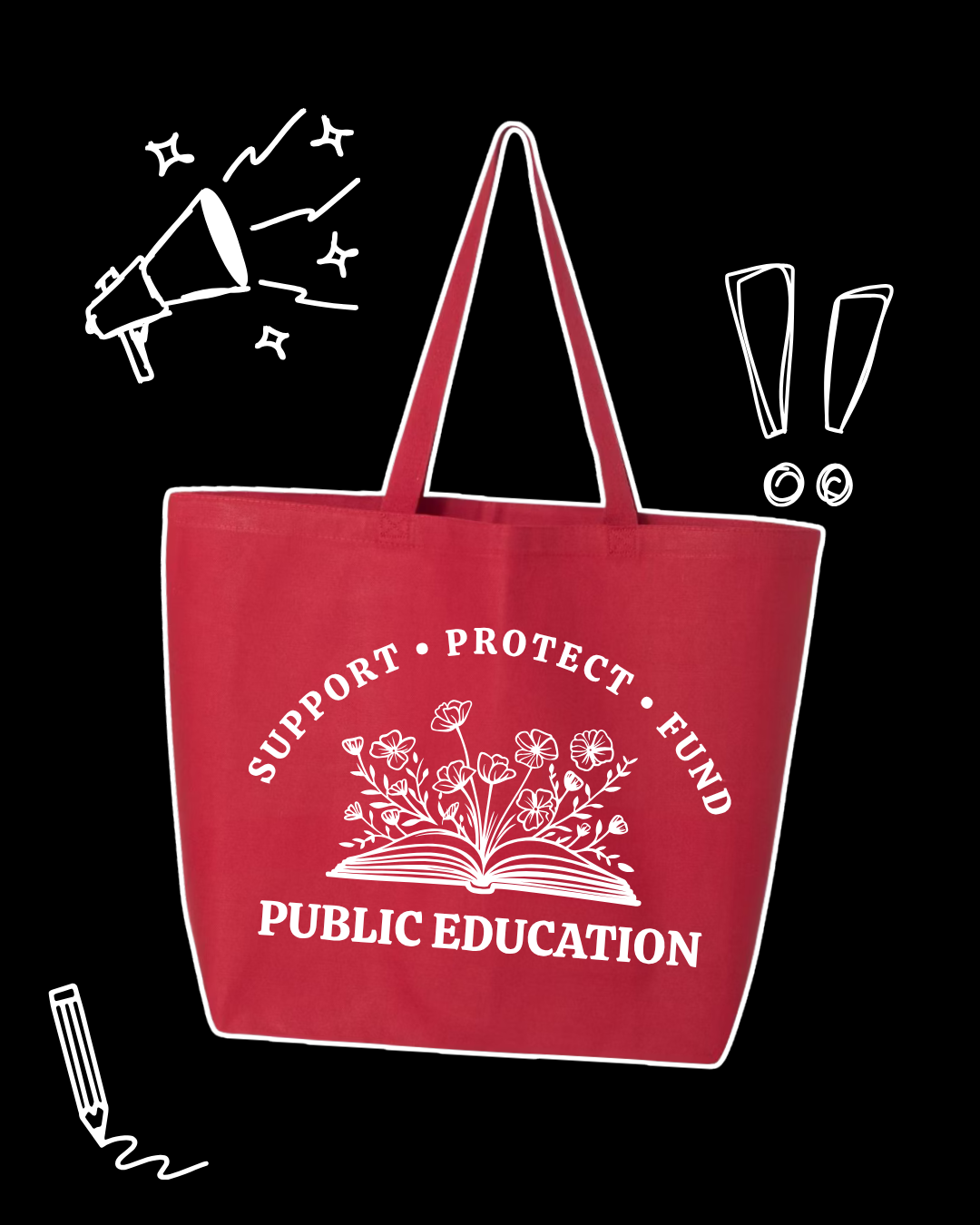 Support Teacher Totes