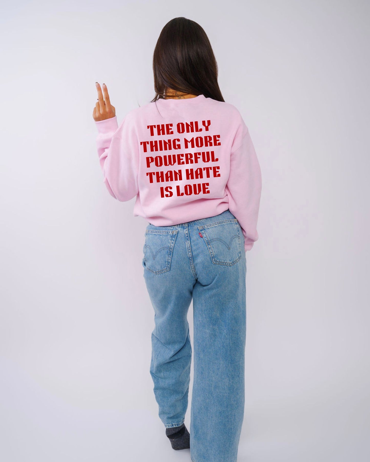 Only thing more powerful than hate is love | pink shirt day 2026