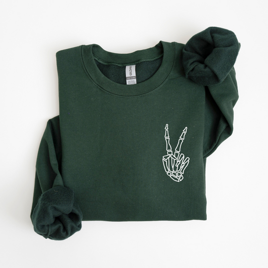 Skeleton peace sign | Halloween Fall