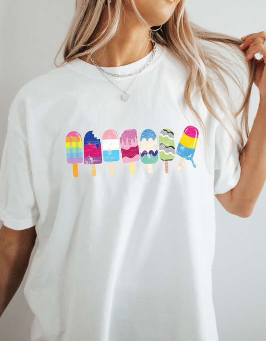 Subtle Pride Popsicles | pride