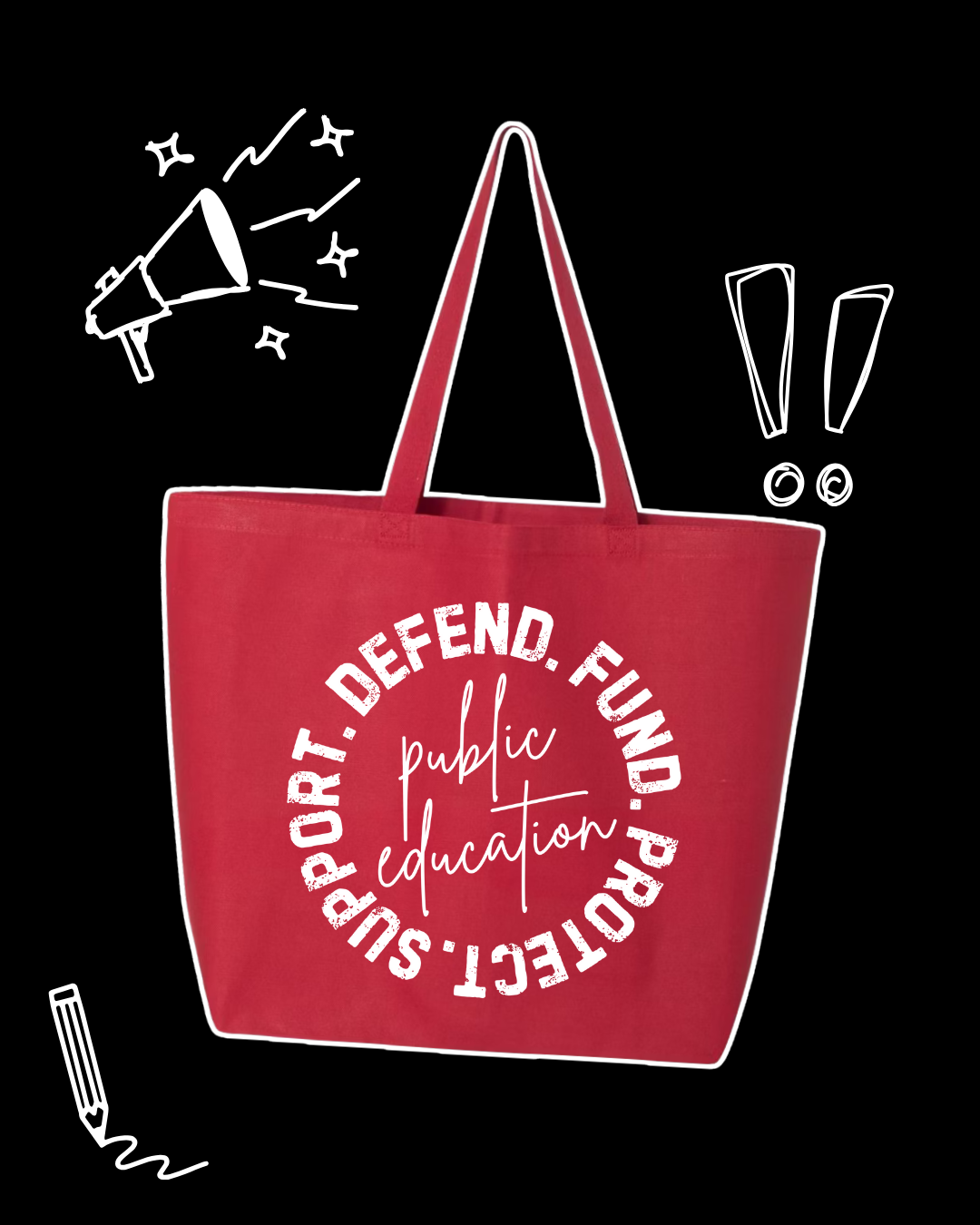 Support Teacher Totes