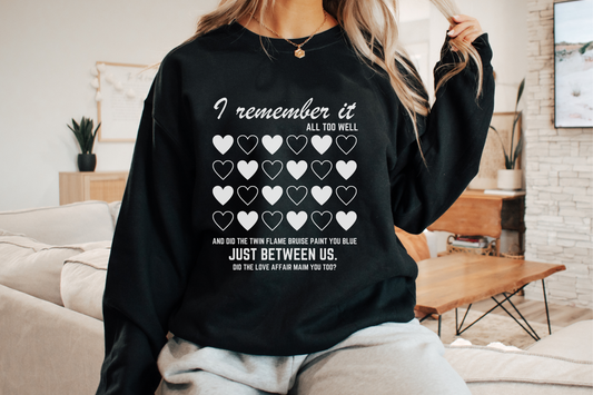 I Remember It All Too Well Hearts | Tortured Poets Club Taylor Swift