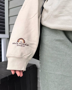 ADULT CREWNECK ---  "the future is inclusive" collaboration with The Black Bookshelf Project