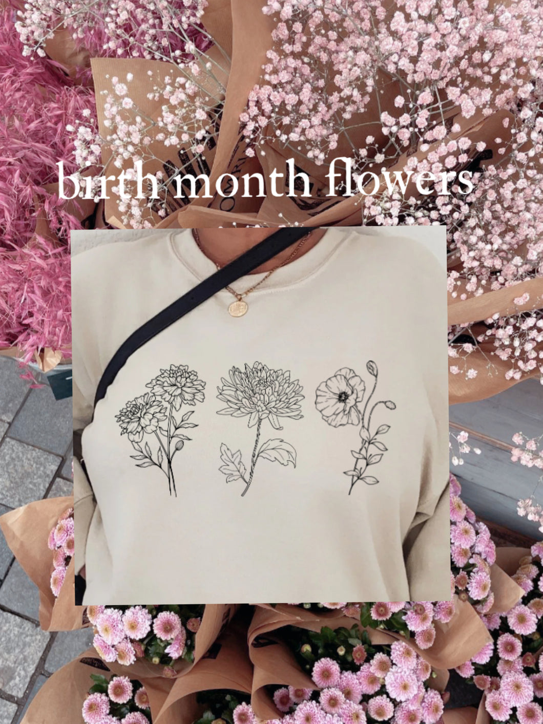 Custom birth flowers | Mother’s Day
