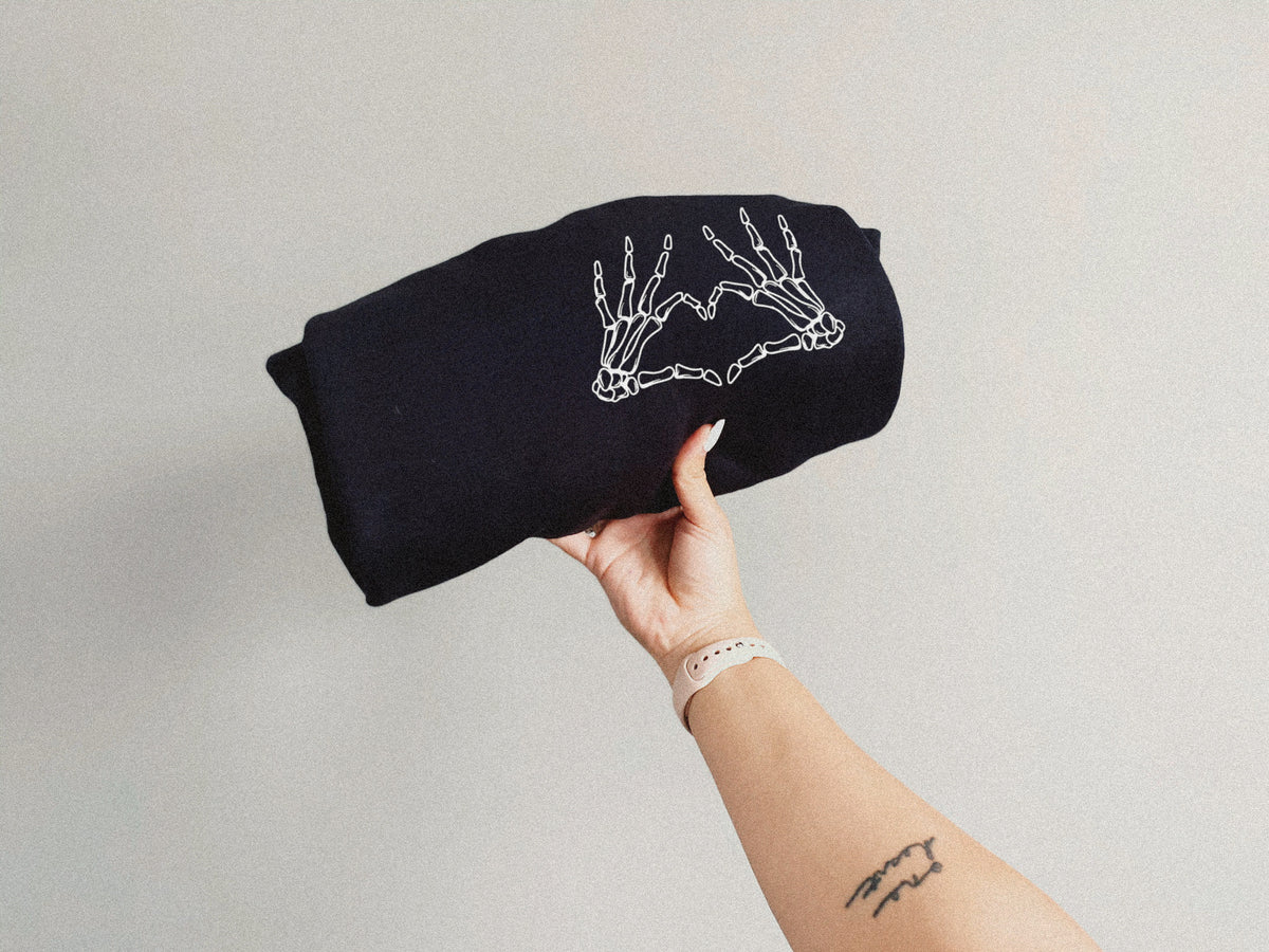 Skeleton heart hands  | Halloween fall collection
