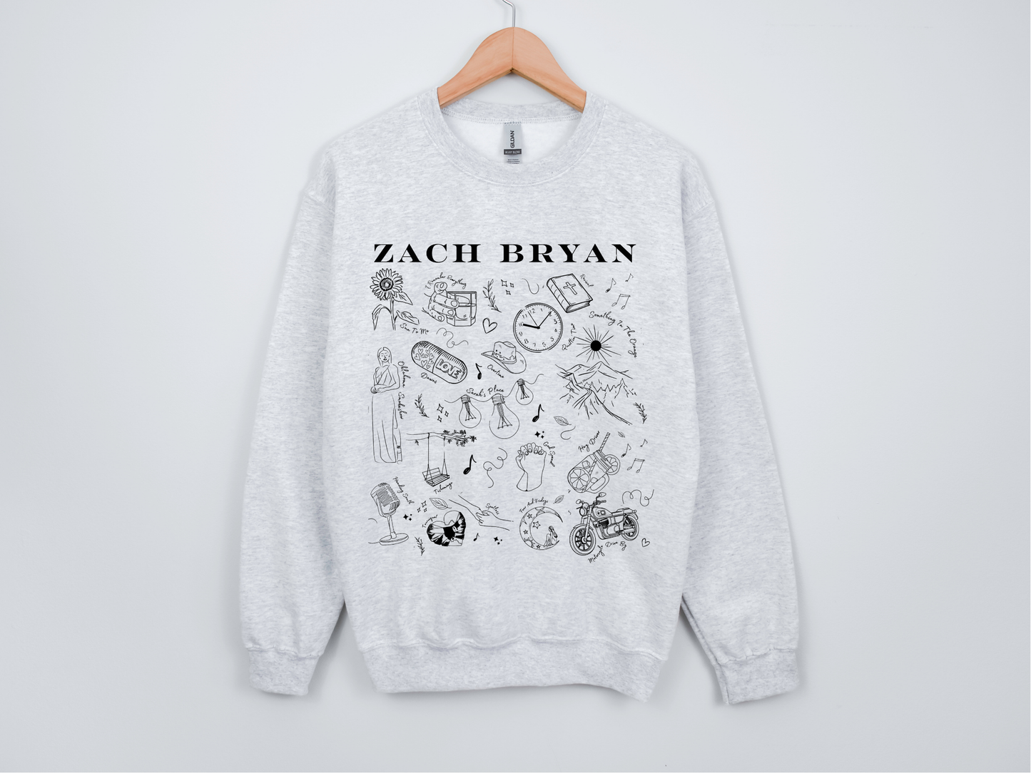 Zach Bryan merch |  Song doodles