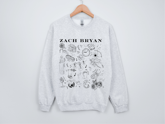 Zach Bryan merch |  Song doodles