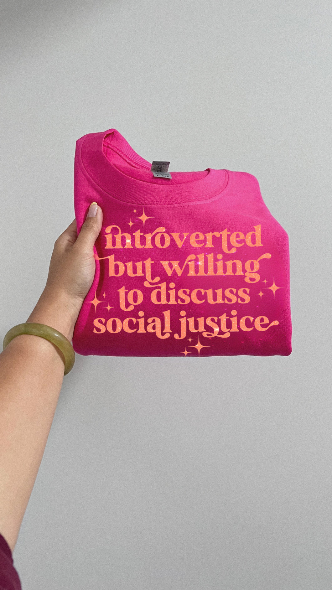 Introverted but willing to discuss social Justice