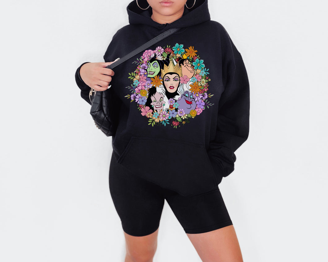 Villain retro flowers  | Halloween Fall collection