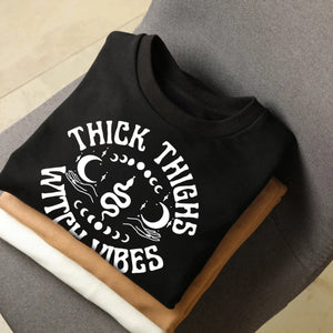 Thick thighs witch vibes | Halloween fall collection