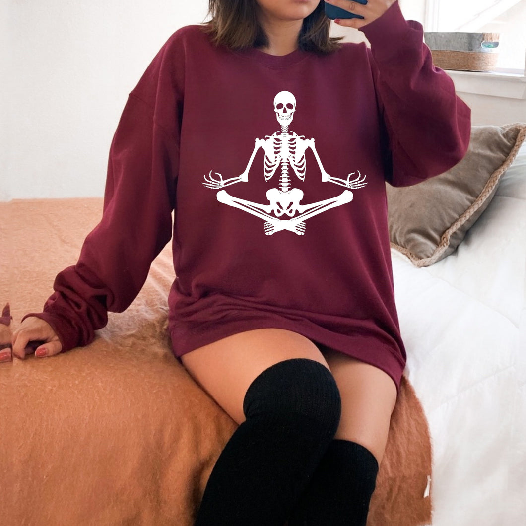 Yoga skeleton | halloween fall collection
