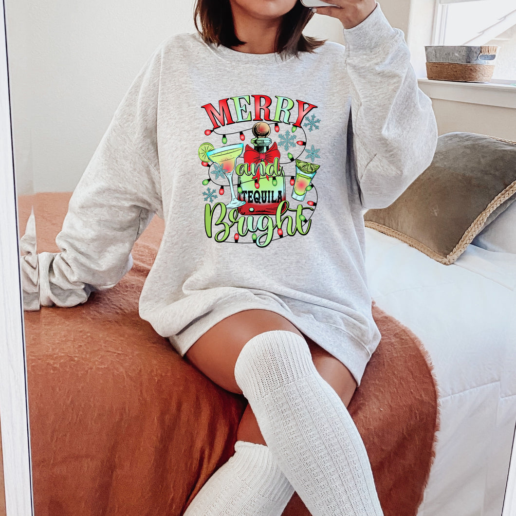 Merry and bright alcohol tequila | Christmas